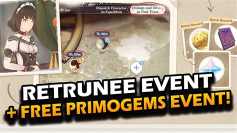 GENSHIN IMPACT STELLAR REUNION RETURNEE EVENT + FREE PRIMOGEMS EVENT ...