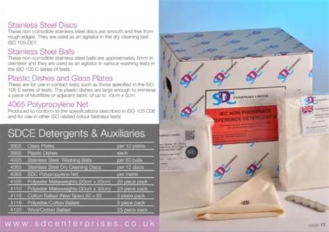 Lab Consumables & Chemicals - AATCC Multifiber Style - 42 Manufacturer ...