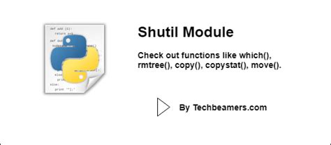 Shutil Module in Python 的图像结果