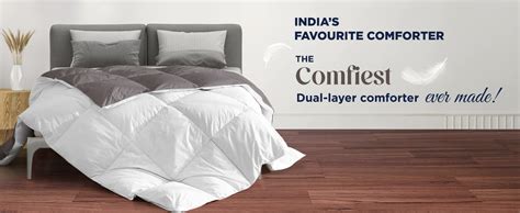 The Sleep Company Reversible Comforter | Grey & White | Single Size ...