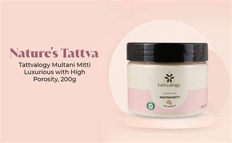 Tattvalogy Multani Mitti Powder | Fuller's Earth | 100% Natural | Rich ...