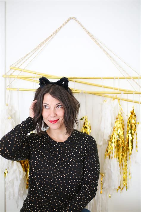 DIY Cat Ears Headband for Halloween » Lovely Indeed