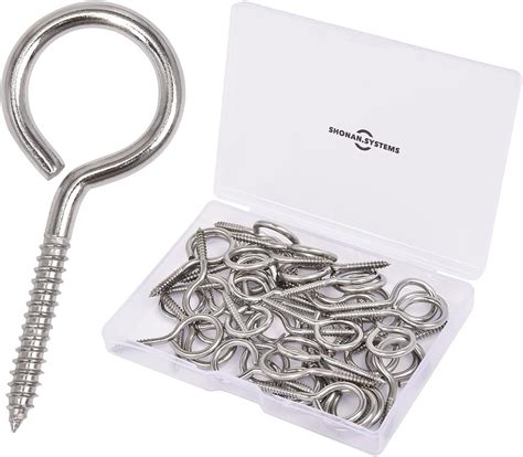 Amazon.com: HOME MASTER HARDWARE 4-7/8 Inch Heavy Duty Eye Screw Hooks ...