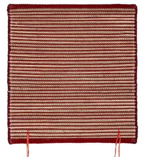 Red Kusha Grass & Wool Aasan for Puja, Meditaion & Japa ...