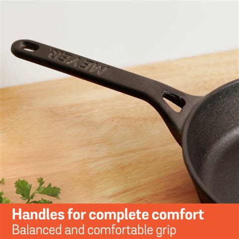 Meyer Pre-Seasoned Cast Iron Frying Pan | Skiillet | Frypan for Cooking ...