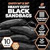 Heavy Duty Woven Polypropylene Sand Bags for Flooding -14" x 26" 100 lb ...