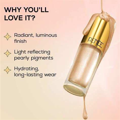 RENEE You are Glowing Liquid Highlighter For Face Makeup, Illuminating ...