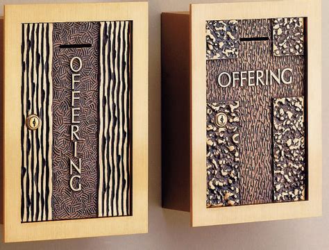 Image result for Standing Church Offering Box