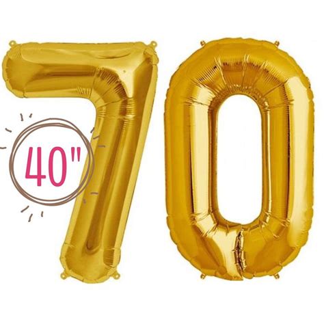 40 Jumbo Number 70 Balloons Birthday Balloons 70th | Etsy | Birthday ...