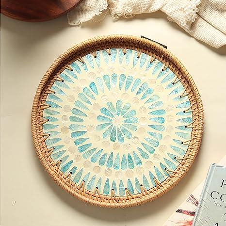 Habere India-All The Cultures Fabricating India Tea Tray for Serving ...