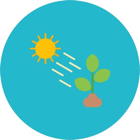 Natural light flat illustration | Premium Vector