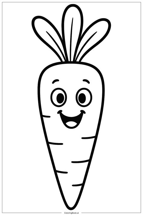 46 Carrot Coloring Pages (Free PDF & PNG Printables)