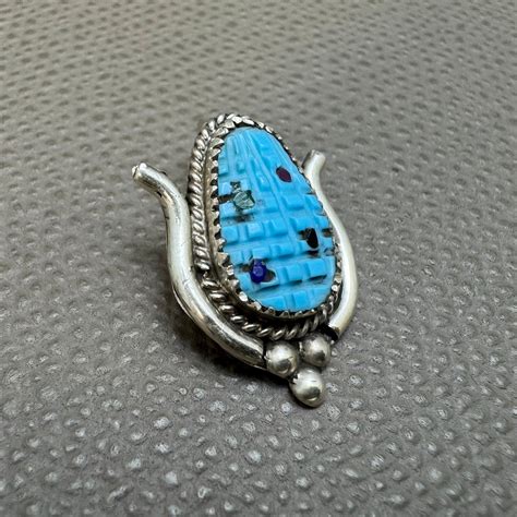 ZUNI(ズニ）族 Tracy Bowekaty作 コーントップ シルバー ホピ ナバホ インディアン アクセ ネックレス | LEATHER ...