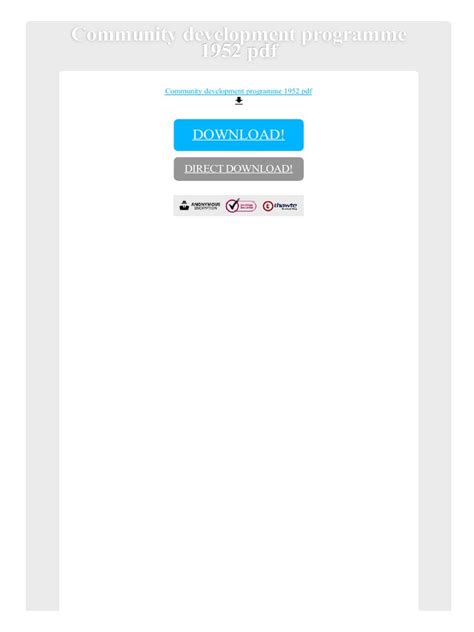 Image result for Co Munity Development Programme of 1952