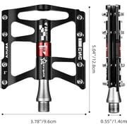 Buy ROCKBROS Mountain Bike Pedals Platform Road Black Bicycle Non-Slip ...