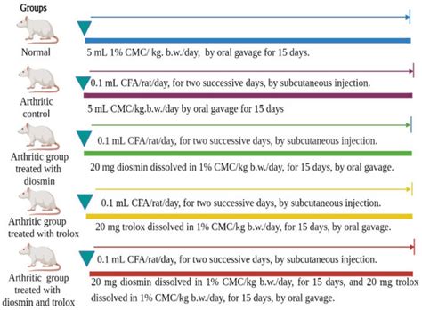 Diosmin and Trolox Have Anti-Arthritic, Anti-Inflammatory and ...
