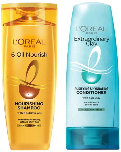 Buy L'Oreal Paris 6 Oil Nourish Shampoo, 175ml (With 10% Extra) & L ...
