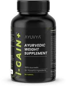 Ayuvya Ayurvedic i-Gain+ Supplement improves digestion, muscle mass ...
