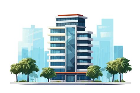 Premium Vector | Flat city buildings flat vector art illustration