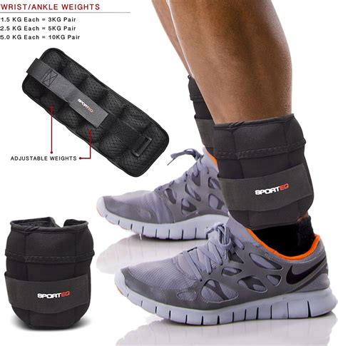 5 KG Wrist Ankle weights Exercise Fitness Gym Resistance Strength ...