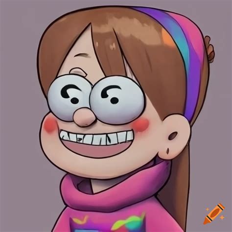 Photorealistic mabel pines dressed as a red devil on Craiyon