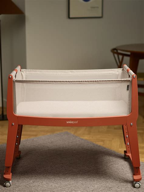 Snüz SnüzPod Studio Bedside Crib, Florence Ember