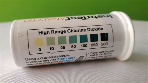 High Range Test Strips | Chlorine Dioxide testers – Fresh Start ...