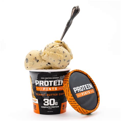 Peanut Butter Chip High Protein Ice Cream | Protein Pints