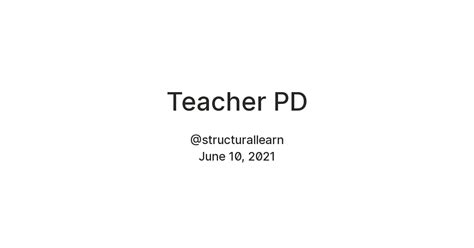 Teacher PD — Teletype