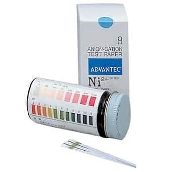 Advantec 07030070 Test Strips, Nickel Check (Ni2+), 0 to 1000 ppm; 100 ...