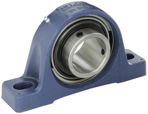 SKF SY 50 TF Pillow Block Ball Bearing, 2 Bolts, Setscrew Locking ...
