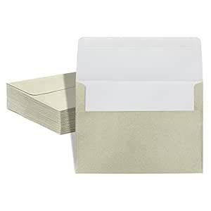Glitter Envelopes for Invitations, Weddings, Greetings Cards, Gold ...