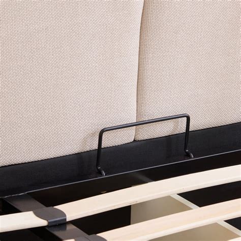 Buy Senorita Shyla King Bed with Hydraulic Storage - Cream from Home ...