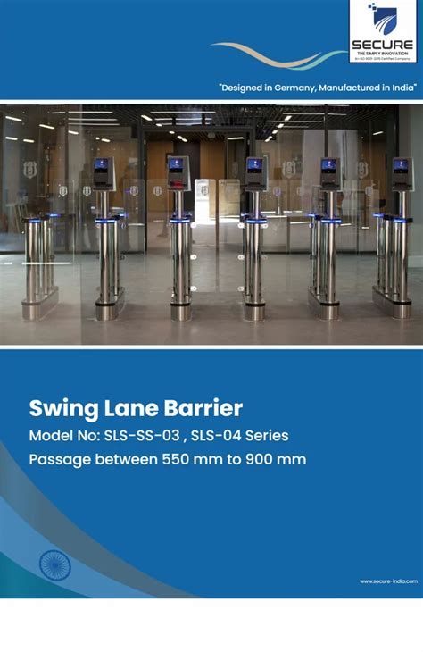 Swing Barriers & Speed Gates - Swing Lane barriers Trader - Wholesaler ...