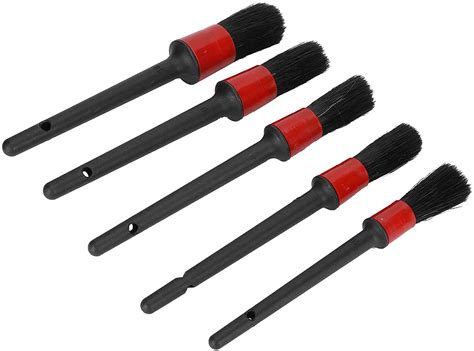 5PCS Car Detailing Brush Set Auto Detail Brush Cleaning Kit Car Wash Brush Auto Cleaning Brushes ...