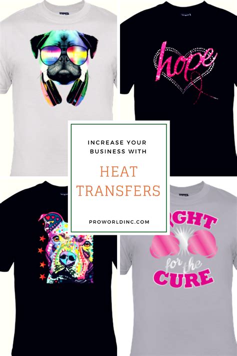 increase your business with heat transfers and a heat press | pro world ...