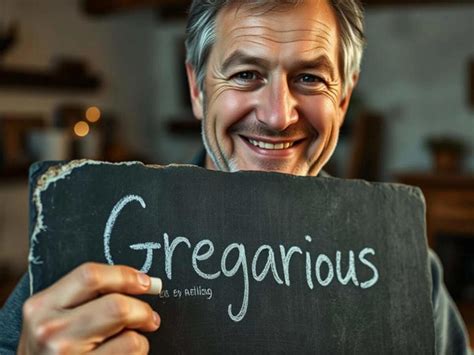 Word of the day - gregarious