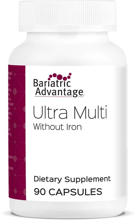 Buy Bariatric Advantage Ultra Multi Without Iron, High Potency Daily ...