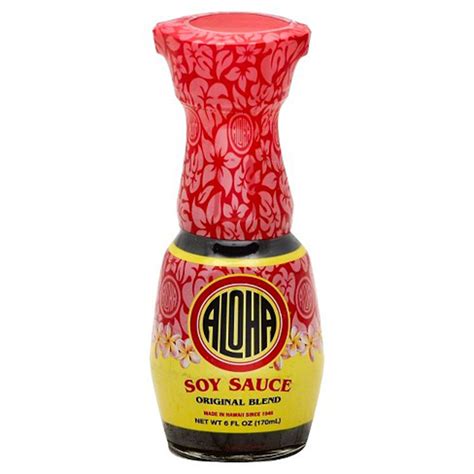 ALOHA SHOYU Soy Sauce - Original (12 X 6 OZ) - JDJ Trading