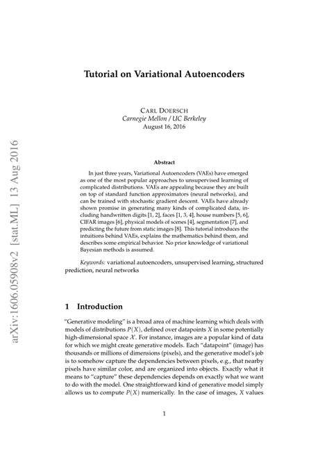 Image result for Variational Autoencoder Tutorial