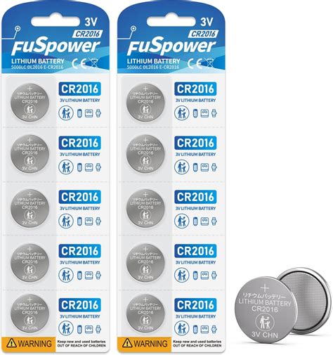 CR2016 3V Lithium Coin Cell Battery CR 2016 3V Lithium Batteries DL2016 ...