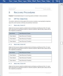 Image result for Backup and Recovery Plan Examples