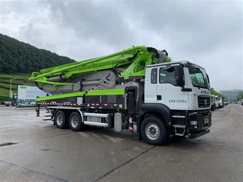 Zoomlion 32m Concrete Pump Truck 32x-4rz Truck Mounted Pump - Buy ...