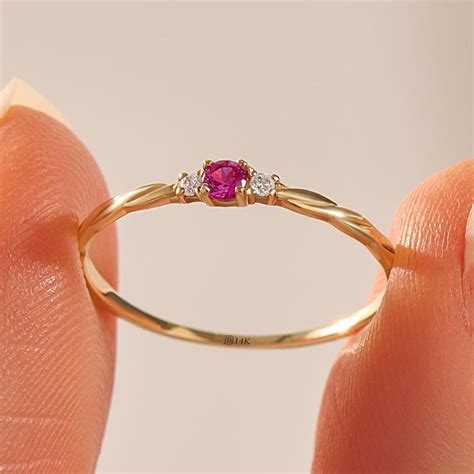Image result for Small Ruby Ring