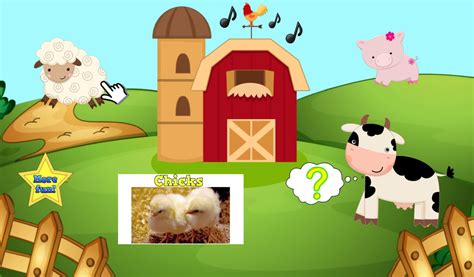 Barnyard Games! Farm Animal Sounds & Games For Toddlers Ages 1 2 3 Free ...