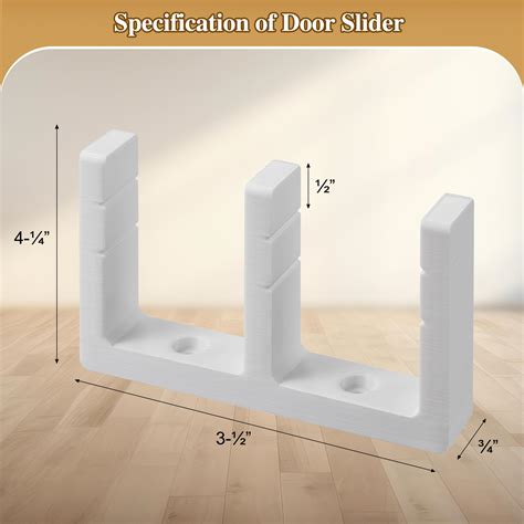 Snapklik.com : Feekoon 3 Pack Sliding Closet Door Floor Guide, Sliding ...