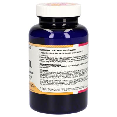 Ubiquinol 100 mg GPH Kapseln [5302131]-Gall-Pharma GmbH-Online-Shop