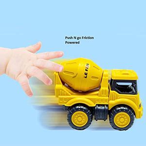 PLUSPOINT Excavator toy Construction Vehicle for Kids Pretend Play Toy ...