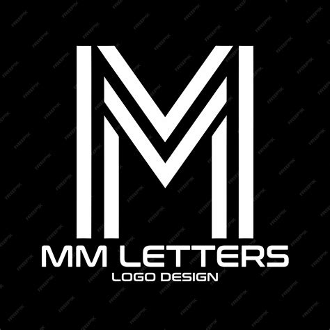 MM Letters Vector Logo Design | Premium AI-generated vector