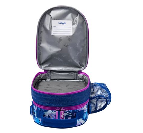 Smiggle Away Hard Top Lunch Box With Strap Navy Blue 3Y
